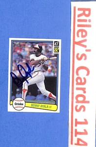 1982 Donruss Baseball #581 Benny Ayala Signed Autograph - Picture 1 of 2
