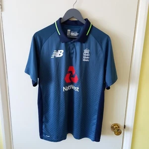 England ODI Home Cricket Shirt 2018/19 Adults Medium New Balance C480 - Picture 1 of 14