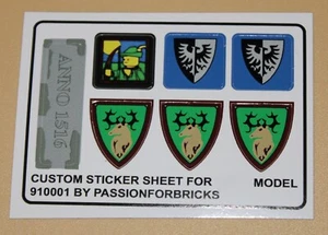 Replacement Custom Sticker 910001 Replacement Sticker Sheet - Picture 1 of 1