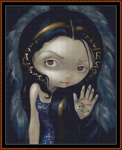 Alchemical Angel 5 ~~ counted cross stitch pattern - Picture 1 of 5