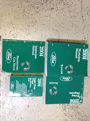 2004 Ford RANGER TRUCK Service Shop Repair Manual Set W EWD + SPECS + PRE DELIVE - Image 1 of 4