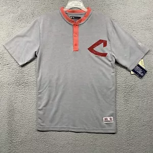 NUEVA Camiseta de los Indios de Cleveland para Hombre Mediana Suave Genuina Mercancía Logotipo Nueva con Etiquetas - Imagen 1 de 9