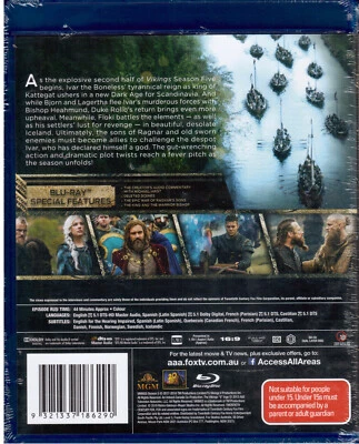 Vikings Season 5 Volume2 Bluray NEW Region B - image 1 of 2