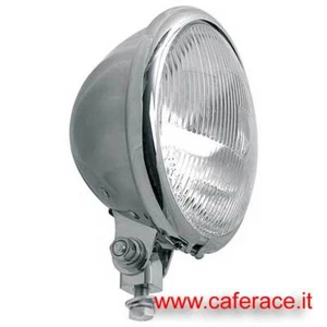 Headlight Chrome-Plated Approved Ø150 (5-1/2 ") for Motorcycle Custom Bobber - Picture 1 of 1