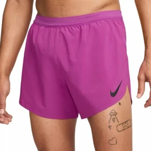 NWT Nike AeroSwift Men DRI-FIT ADV 4" Brief-Lined Running Shorts Purple S FN3352 - Picture 1 of 3