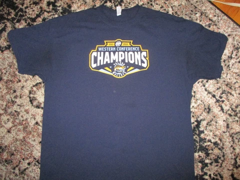 TOLEDO WALLEYE WESTERN CONFERENCE CHAMPIONS T SHIRT Minor League Hockey 2XL Cover