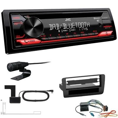 JVC KD-DB622BT DAB inkl Antenne Bluetooth USB Set für Audi A1 und Sportback - Bild 1 von 4