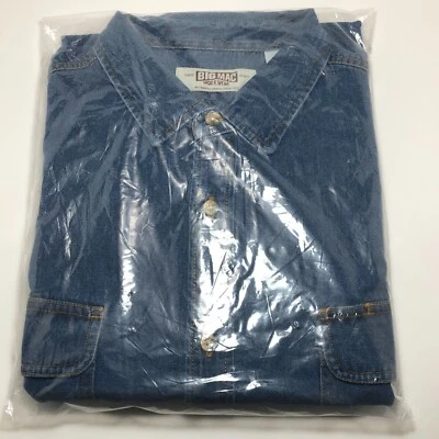 Vintage Big Mac Shirt Mens XXL Denim JC Penney New Old Stock - Image 1 of 4