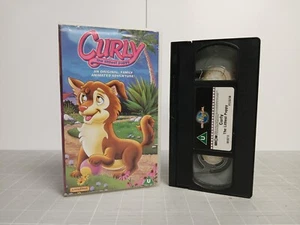 Curly The Littlest Puppy Video - VHS Cassette Tape Video UK 2002 Cartoon Retro - Picture 1 of 4