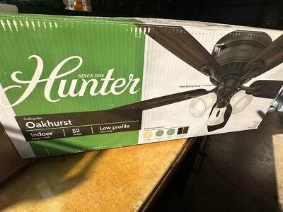 Hunter 52 inch Ceiling Fan - New Bronze (52016) - Image 1 of 4