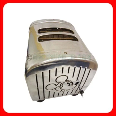 Tostadora Disney 4 rebanadas Mickey Mouse de VillaWare - ¡Rara! METAL DESCONTINUADO RARO Foto 1 de 4