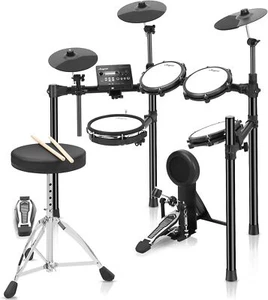 Electric Drum Electronic Drum Set for Beginner 5 Drums 3 Cymbals Drum Kit - Picture 1 of 7