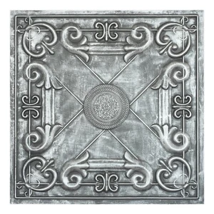 PVC Ceiling Tiles Faux Tin Painting Panel for Cafe Club PL22 Antique tin 10pcs - Picture 1 of 20