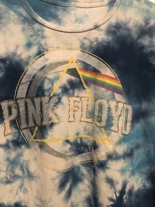 Pink Floyd Tye Die Blue 1973 Tour Graphic T Shirt Music Band Size 2XL - Picture 1 of 8