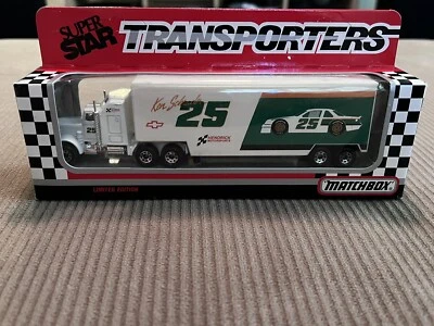 1990 Matchbox Ken Schrader #25 Nascar Transporter Hendrick Motorsports (CY 104) - Image 1 of 4
