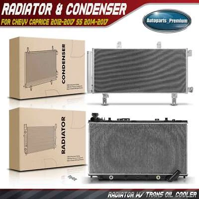 Kit de refrigeración de radiador y condensador de aire acondicionado para Chevrolet Caprice 2012-2017 SS 2014-2017 Foto 1 de 4