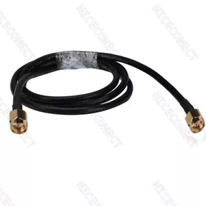 Cable RG58 macho a macho SMA de 10 pies para cable de extensión de antena de radioaficionados - Imagen 1 de 3
