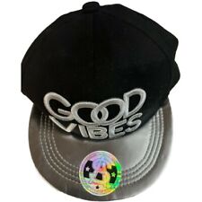 Sole Addiction GOOD VIBES SnapBack Silver/ Black Hat Cap Free Shipping