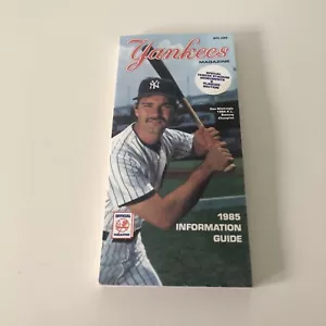 New York Yankees---1985 Media Guide - Don Mattingly on cover - Picture 1 of 1