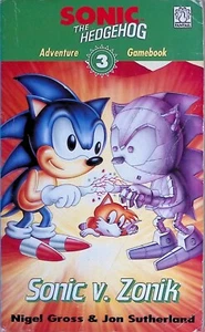 Sonic Adventure Gamebook 3 - Sonic V. Zonik - 1./2. Edition - B-/B/B- - Picture 1 of 7