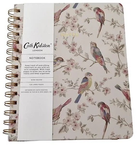 CATH KIDSTON London Notebook Birds Floral 128 Pages White Lined Pages 20 X 16cm - Picture 1 of 5