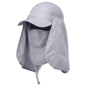 Outdoor Sport Hiking Visor Hat UV Protection Face Neck Cover Fishing Sun H5S9 - Picture 1 of 8