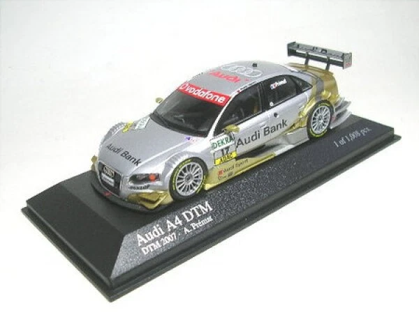 Audi A4 No. 17 DTM 2007 (A. Prémat) em OVP com tampa acrílica 1:43 Minichamps - Imagem 1 de 1
