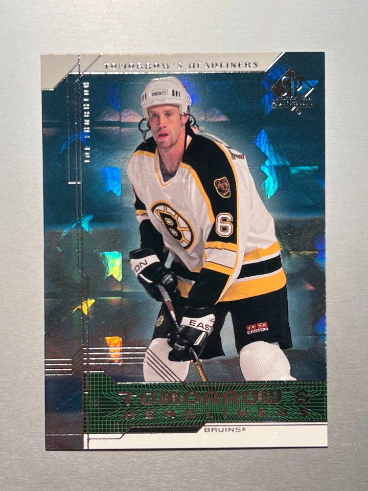 1999-00 SP AUTHENTIC JOE THORNTON TOMORROW'S HEADLINERS #TH2 BOSTON BRUINS - Image 1 of 2