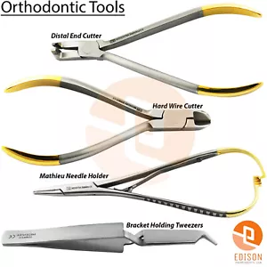 Cortador de extremo distal de ortodoncia TC soporte de alambre duro pinzas alicates dental - Imagen 1 de 10