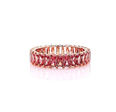 Nuevo Anillo de Cóctel 100% SWAROVSKI 5648289 Oro Rosa Gemas Rosa Matriz 9 60 Foto 1 de 4