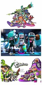 Splatoon Posters SET Nintendo Wii U Premium POSTER MADE IN USA - SPASET1 - Picture 1 of 1