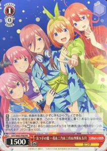 Weiss Schwarz The Quintessential Quintuplets SHY/W83-P06 PR Karte Manga Anime - Picture 1 of 1