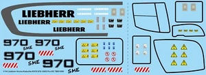 1/14 Decals für Huina Kabolite K970 970-100S Pro RC Bagger TBD1060 - Bild 1 von 1