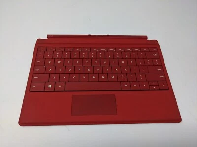 Microsoft Surface 3 Type Ultra-thin Cover/Keyboard - Red (1654) - Tested - Image 1 of 4