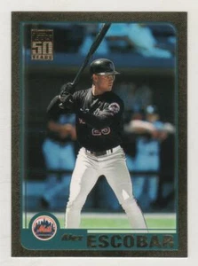 2001 Topps Traded Gold #164 Alex Escobar New York Mets BV$4 ####/2001 - Picture 1 of 1