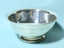 1986 GORHAM Silver Plated Bowl Broadcort Capital Corporation