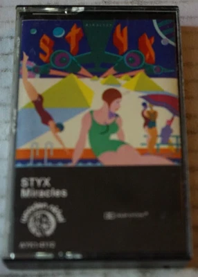 Styx Miracles Cassette Tape 1980 Early Reissue Rare Vg++ - Image 1 of 4