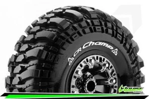 Louise CR-CHAMP 1-10 Crawler Reifen Fertig Verklebt Super Soft 2.2" Felgen Schwa - Bild 1 von 1