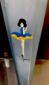 Bezaubernde Art Deco emaillierte Vase..Maße 9,0 Zoll..Keine Probleme.Betty Boop? SOFORTKAUF - Bild 1 von 13
