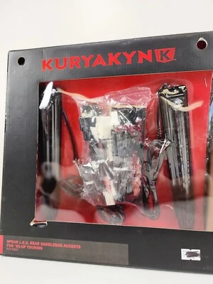 Kuryakyn LED Rear Saddlebag Accents Black - Harley-Davidson  FLT  1998-17 - Image 1 of 4