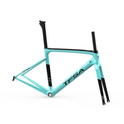 Cuadro de Carbono Freno Escalada Camaleón LOGO Cuadro de Bicicleta Trasero Flotante 5 Grados Foto 1 de 4