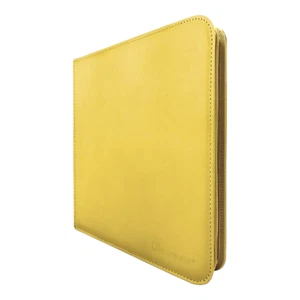 Ultra Pro Binder 12 Pocket Zippered Vivid Yellow Holds 480 Cards - Picture 1 of 1