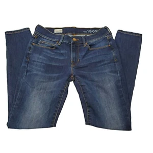 Gap 1969 Womens 26s Legging Dark Wash Blue Denim Jeans - Bild 1 von 8