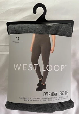 NIP West Loop Everyday Legging. Full Length. Classic Fit. Gray M NIP. - Image 1 of 4