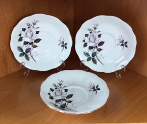 3 x Royal Albert. Queens Messenger Saucers. Fine Bone China . Ex. Condition. - Picture 1 of 4