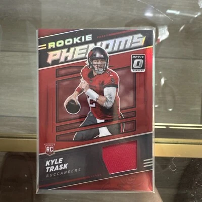 2021 Donruss Optic Kyle Trask Red Prizm Rookie Phenoms Jersey RC #RP-9 - Image 1 of 4