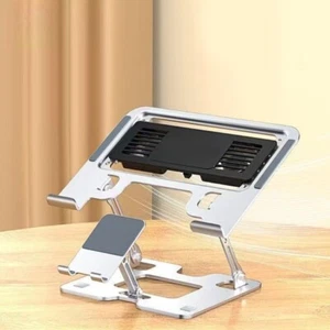 Desktop Laptop Stand Portable Adjustable Holder Notebook Phone Heat Dissipation - Photo 1/10