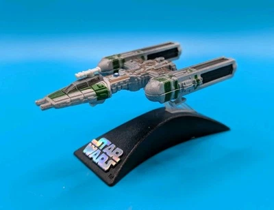 Star Wars Titanium Series Die-Cast: Y-WING STARFIGHTER Verde Foto 1 de 4