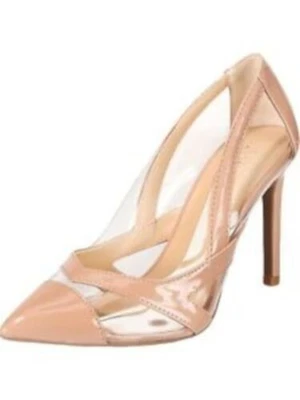 THALIA SODI Womens Beige Panel  Nessy Pointed Toe Stiletto Slip On Pumps 8.5 M - Image 1 of 4