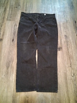 Vintage Volcom Black Denim Jeans Men's Size 36 Straight Leg Skater Grunge Punk - Image 1 of 4